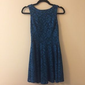 Speechless Aqua Lace Dress